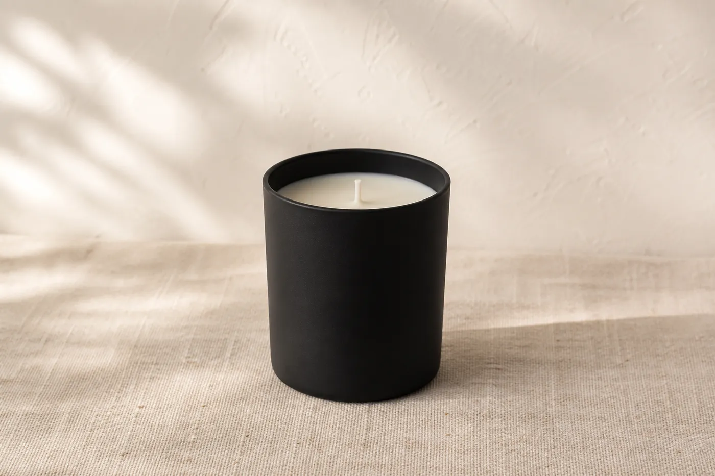 Bougie Parfumée Verre Noir
