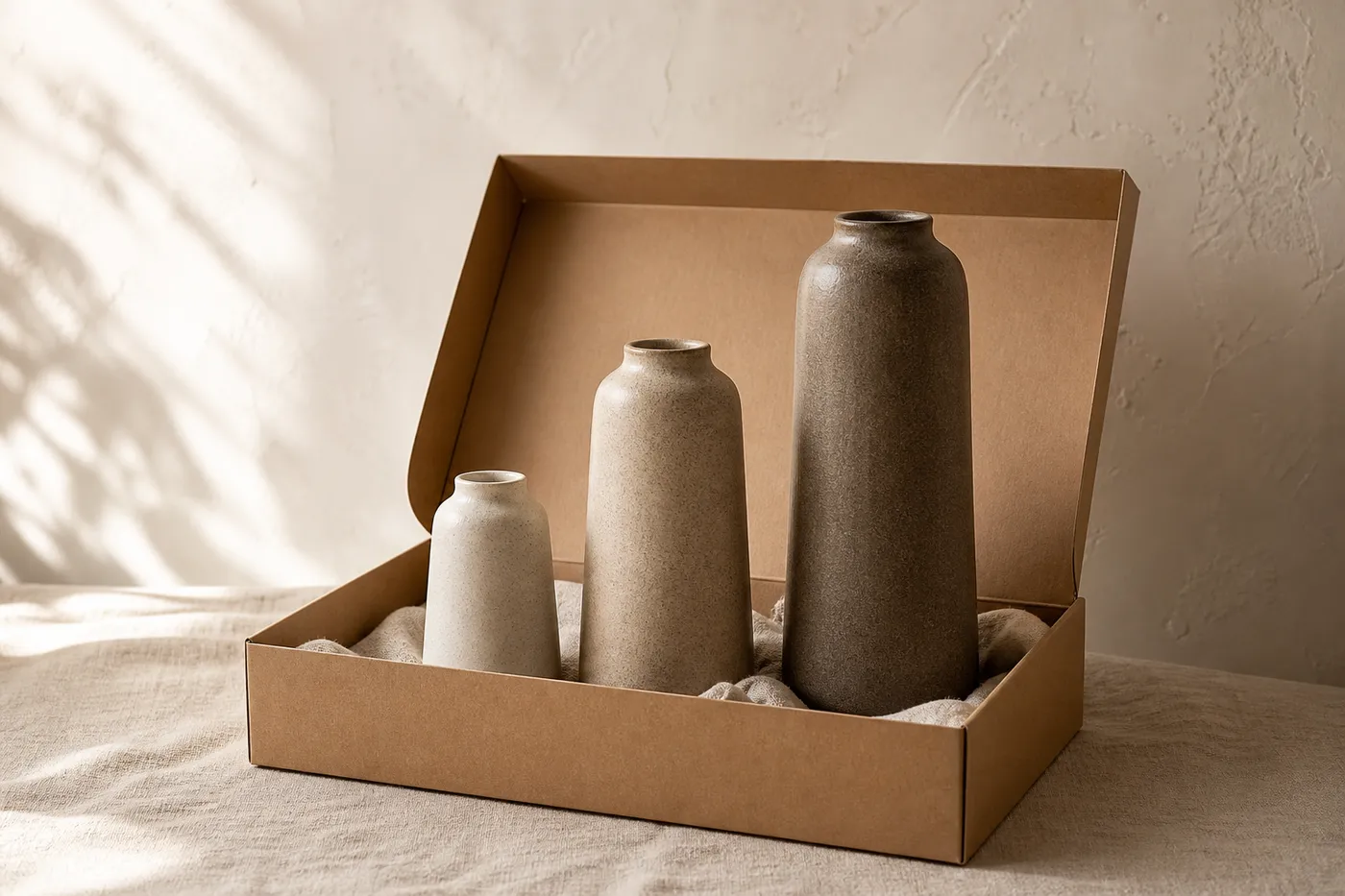Coffret Trio de Vases — Essentiel