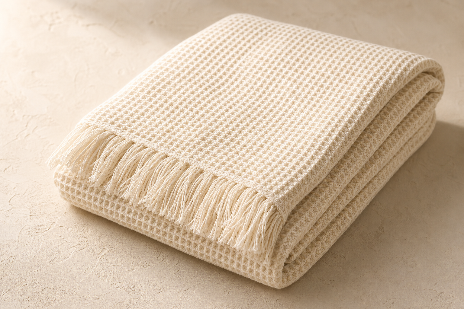 Édition Plaid Coton Gaufré Compact — N°15