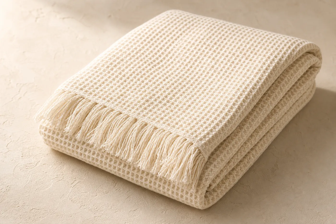 Édition Plaid Coton Gaufré Compact — N°15