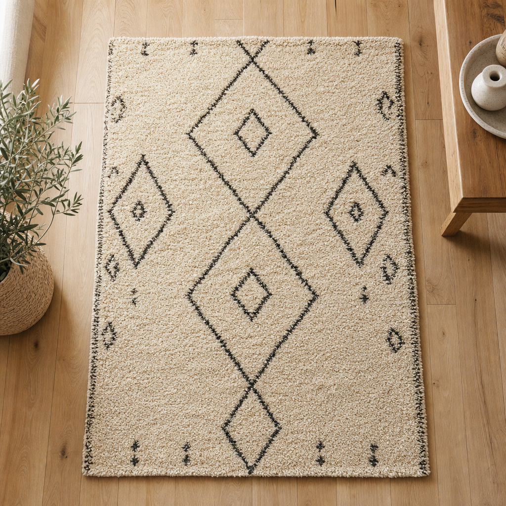 Édition Tapis Berbère Beige 120 x 170 — Série 01