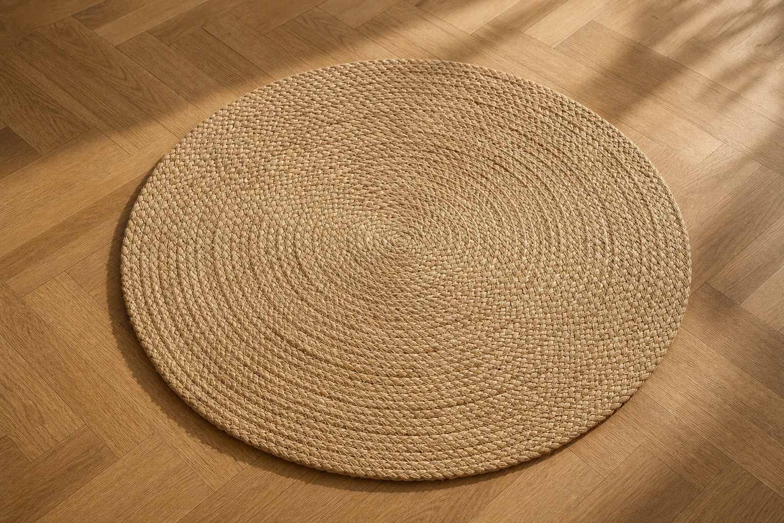 Collection Tapis Jute Tressée Ronde