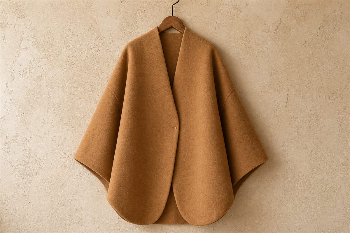 Manteau Cocoon en Cachemire Mélangé Muse