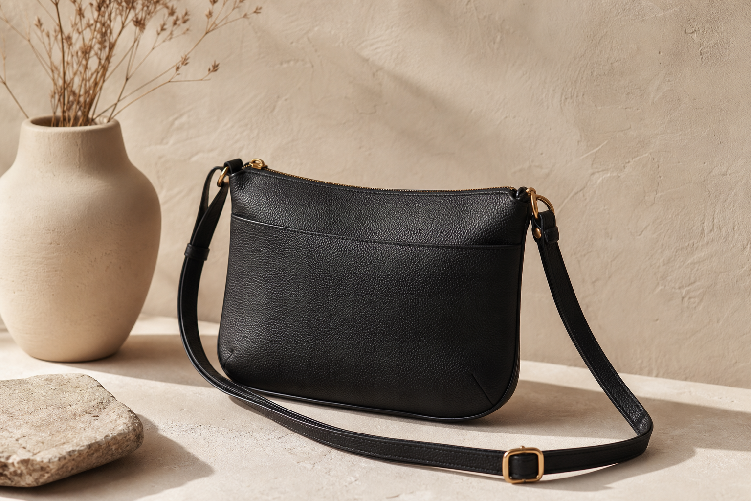 Signature Mini Vegan-Leather Crossbody Muse